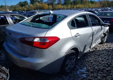 2014 Kia Forte Lx из США, поврежденный, VIN KNAFK4A69E5125634